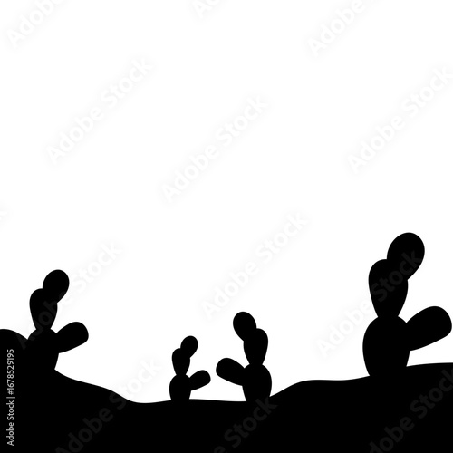 Cactus Silhouette Design