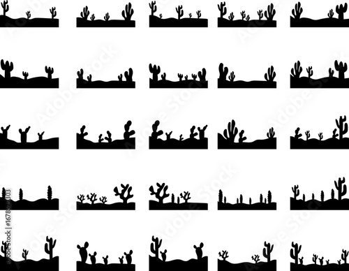 Cactus Silhouette Design