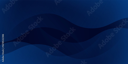Experience the modern elegance of the abstract gradient wave background. Its dark blue waves create a captivating atmosphere for websites, social media, advertising, and presentations