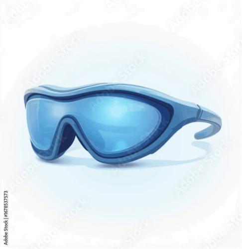 Sports Sunglasses Vector Icon