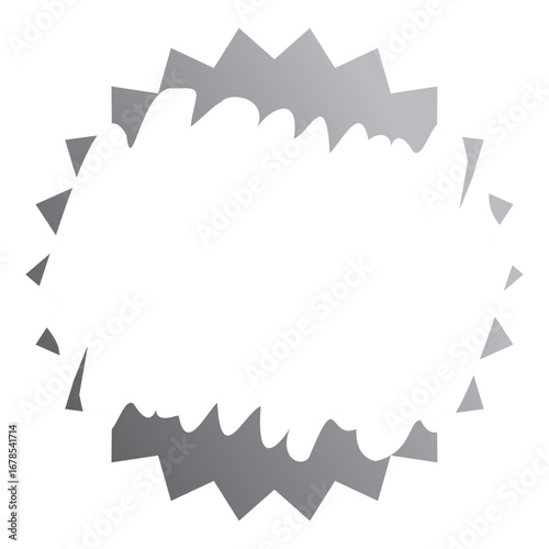 コピースペースのある削ったスクラッチのイラスト	
