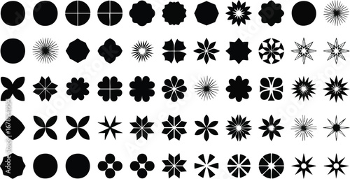 Get creative with this abstract geometric shapes collection, ideal for design projects