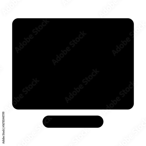 desktop solid icon