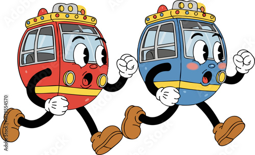 A Pair of Runaway Ferris Wheel Cars