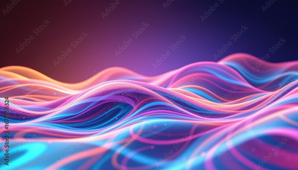 Fototapeta premium Colorful Waves