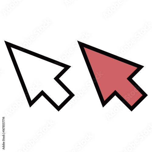 マウスカーソルのイラスト