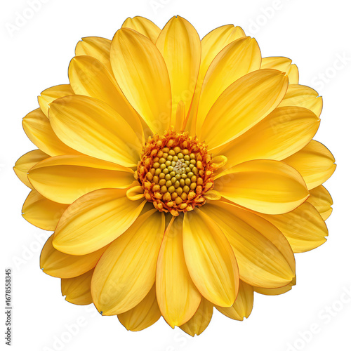 Beautiful yellow flower in close-up isolated on transparent background png format image yellow petals close-up png isolated flower image floral photography png vibrant yellow bloom transparent