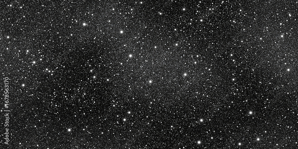 Fototapeta premium A captivating starry night scene filled with countless twinkling stars, evoking a sense of wonder and the vastness of the universe. This image captures the beauty and mystery of the cosmos