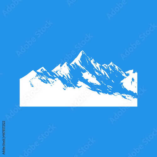 winter mountain landscape