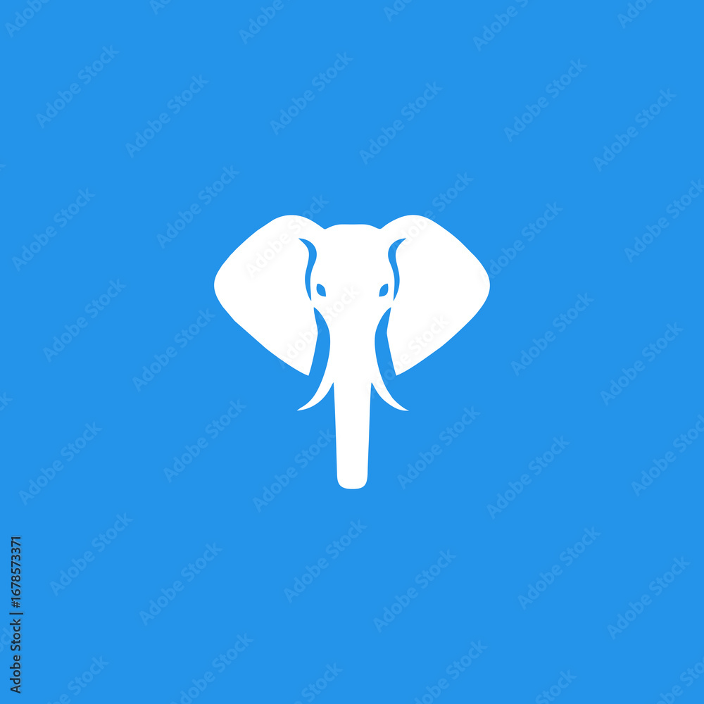 Fototapeta premium icon elephant vector