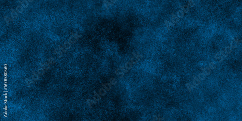 Abstract dark blue grunge natural smooth cement concrete floor and plaster dirty wall background texture. blue marble texture and blue paper texture. plastered long panoramic concrete wall background.