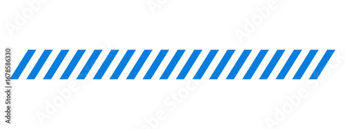 Slash line. Border with diagonal lines. Geometric print for caution tape or barrier. Angle of tilt parallel stripes. Black pattern isolated on white background