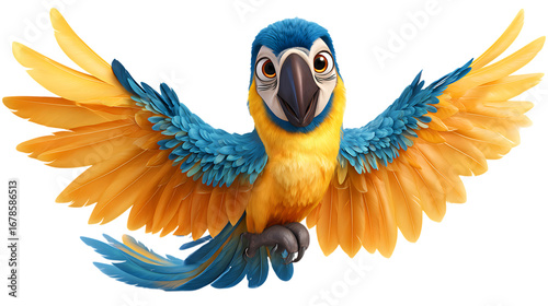 blue and yellow macaw ara ararauna