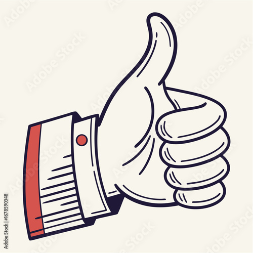thumb up and down