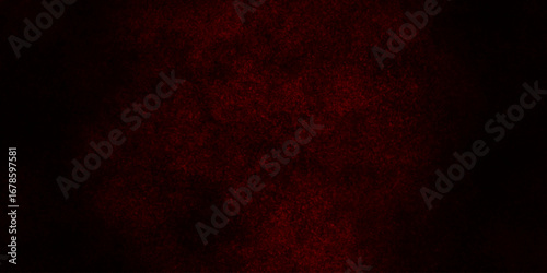 Abstract red grunge natural smooth cement concrete floor and plaster dirty wall background texture. red marble texture and red paper texture. plastered long panoramic concrete wall background.