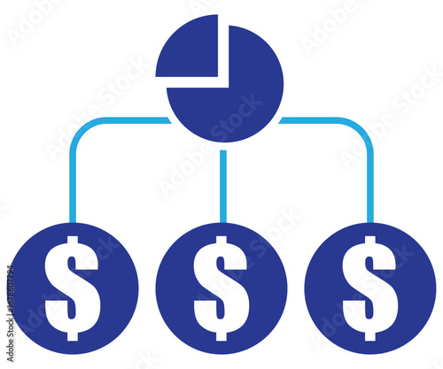 Shareholder vector icon - Business Structure icon 