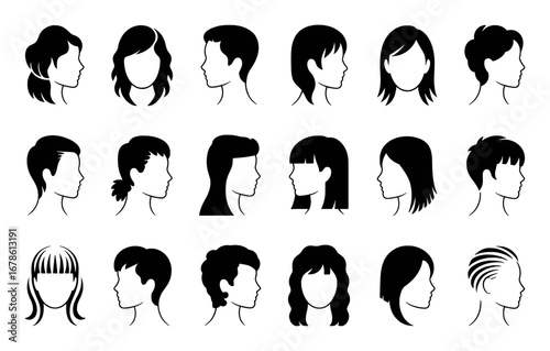 Collection of Diverse Black and White Hairstyles for Men and Women