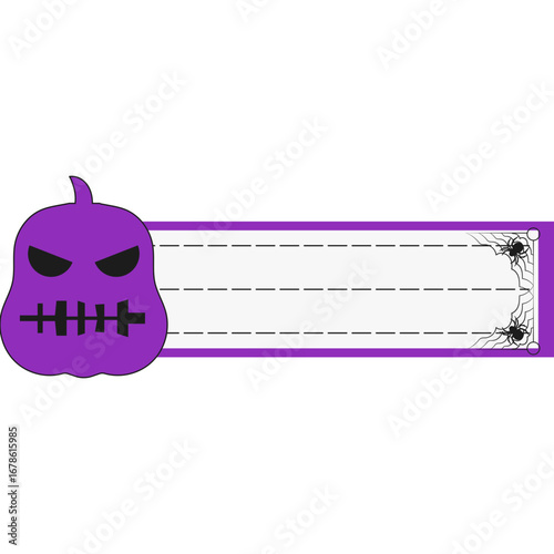 Halloween Name Tag