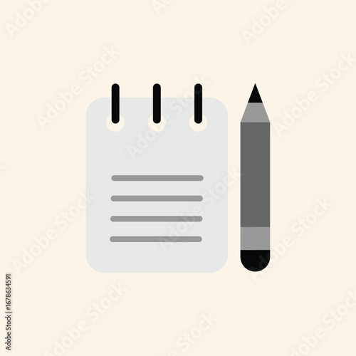 Professional notepad and pencil ready for your next brilliant idea or important note