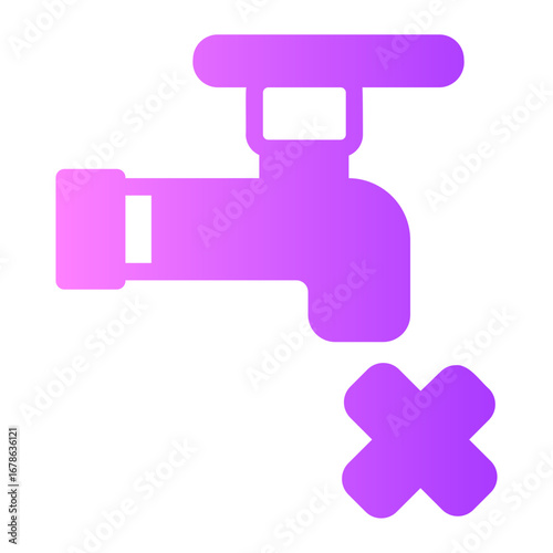 no water gradient icon