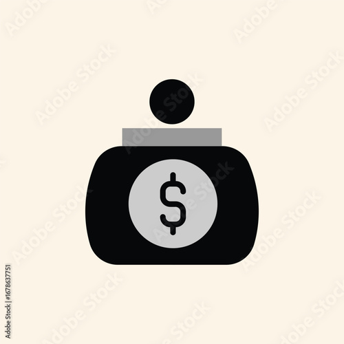Money bag icon symbolizing wealth, savings, and financial prosperity