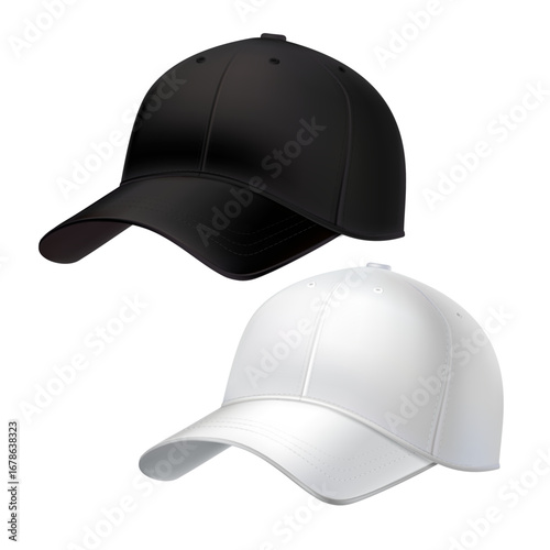 baseball cap isolated on white