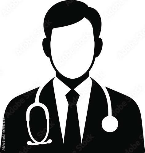 Doctor with stethoscope medical healthcare
