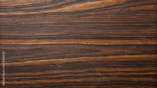 Closeup of a dark brown wood texture with beautiful grain patterns, perfect for backgrounds, designs, and adding a touch of natural elegance