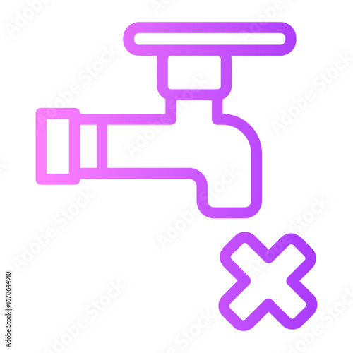 no water gradient icon