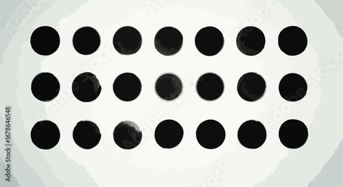 Abstract background with black circles for modern design projects and presentations