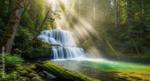 Waterfall view