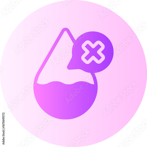 water crisis gradient icon