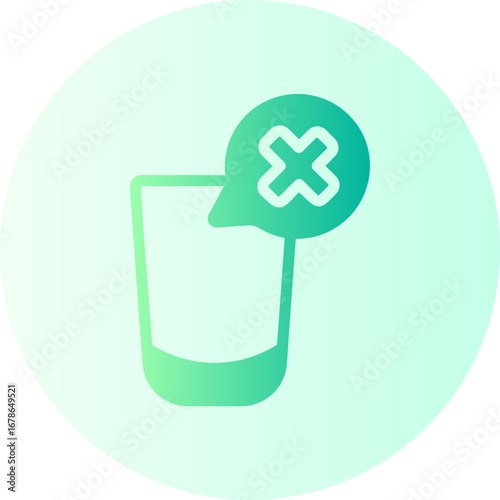 no potable gradient icon