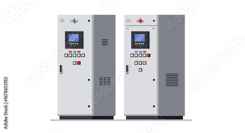 Industrial control panel design for automation systems