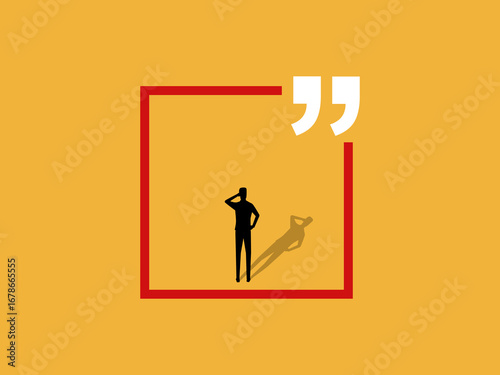 Businesspeople in a mindset or question