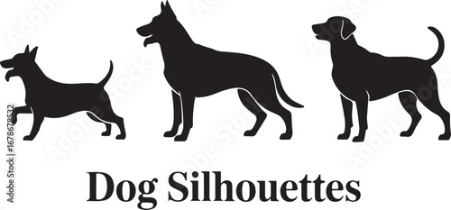 Dog Silhouette Vector Illustration

Loyal Dog Silhouette Design

Pet Dog Outline Graphic