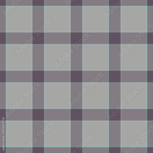 Subtle grey and teal plaid pattern.  Elegant, minimalist design perfect for website backgrounds, textile prints, or stationery.  Creates a calming, sophisticated mood.