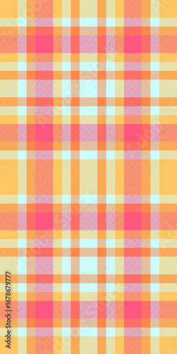 Vibrant pastel plaid pattern.  Perfect for textile design, fashion, websites, and packaging.  This cheerful, summery texture evokes feelings of warmth and happiness.