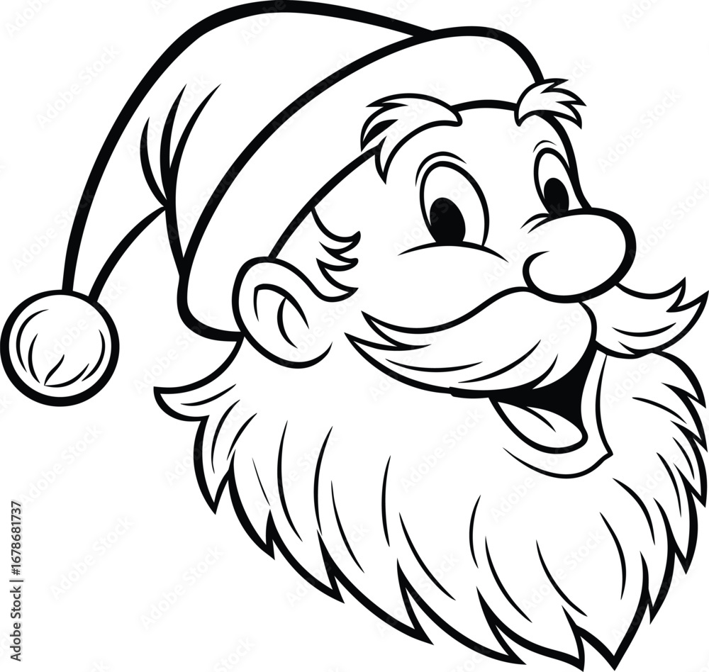 Obraz premium Christmas santa claus vector files, Christmas santa claus vector designs