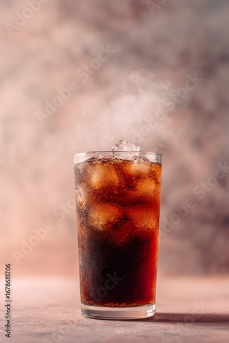 Wallpaper Mural Effervescent cola tumbles over ice cubes, whispers of carbonation celebrate International Coffee Day, offering a refreshing twist to Festivus Torontodigital.ca