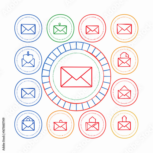 e mail icons