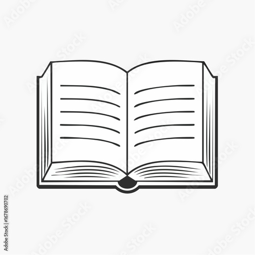 An open book, ready for reading and exploration 