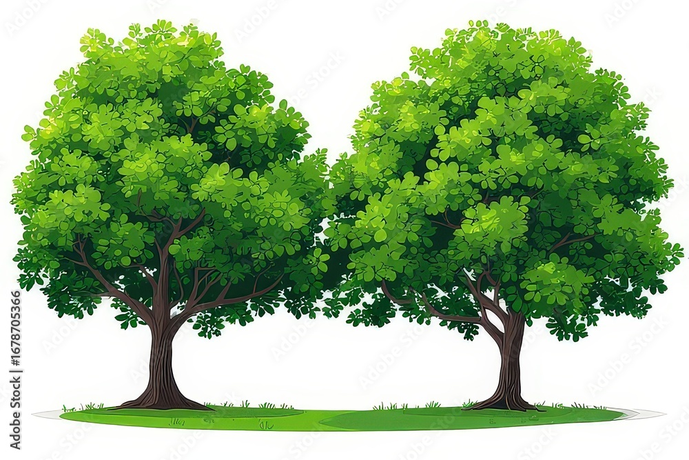 Obraz premium Nature Essentials Isolated Illustration Pack