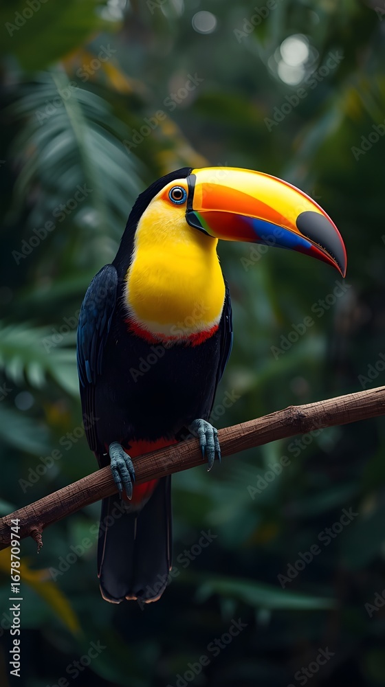 Obraz premium toucan on a branch
