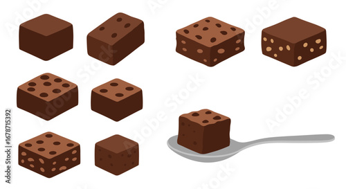 Delicious brownie treats displayed in various styles and sizes perfect for dessert inspiration