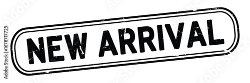 New arrival stamp graphic with distressed texture