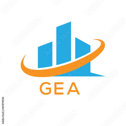 GEA Real Estate Company logo. GEA Modern Building Company logo design for entrepreneur and business. GEA best icon Business Branding.
