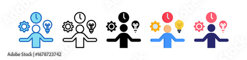 Activity Multiple Style Icon Set Collection. 