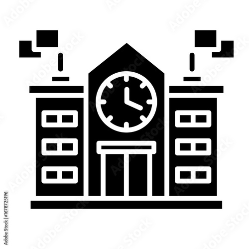 School  Icon Element For Design