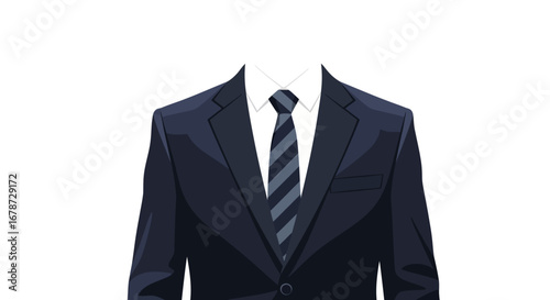 Dress up in Business Style A Suit Template for Professional Designs